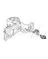 Diagram for 2006 Chrysler PT Cruiser Horn - 5107071AA