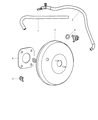 Diagram for Jeep Patriot Brake Booster Vacuum Hose - 5105153AH