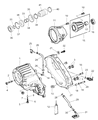 Diagram for 1999 Jeep Cherokee Transfer Case - 4886373AA