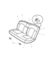 Diagram for 2006 Dodge Stratus Seat Cover - 1DG771L2AA