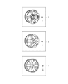 Diagram for Ram 1500 Wheel Cover - 1LB72SZ0AA