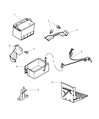 Diagram for 2001 Dodge Intrepid Battery Cable - 5016667AA