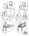 Diagram for 2002 Jeep Grand Cherokee Seat Cover - WN561DVAA