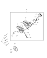 Diagram for 2020 Jeep Cherokee Oil Pump Gasket - 5048440AA