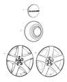 Diagram for Dodge Charger Wheel Cover - ZY74ZDJAB