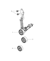 Diagram for 2011 Jeep Compass Belt Tensioner - 68089062AA