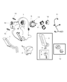 Diagram for Dodge Durango Evaporator - 68147012AA