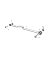 Diagram for Jeep Wrangler Track Bar - 52060024AE