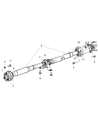 Diagram for Chrysler Drive Shaft - 5038864AB
