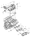 Diagram for Jeep Grand Cherokee Exhaust Manifold Gasket - 53031091