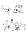 Diagram for Dodge Avenger Antenna - 5064771AC