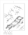 Diagram for Mopar Rear Crossmember - 68394635AA