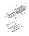 Diagram for Ram Dakota Cylinder Head - 53020988AC