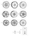 Diagram for 2014 Jeep Wrangler Spare Wheel - 1XA50LD6AA