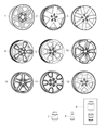 Diagram for Jeep Liberty Lug Nuts - 6036747AA