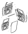 Diagram for 2010 Dodge Ram 1500 Door Seal - 55112378AE