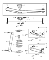 Diagram for Mopar Control Arm Bushing - 52088648AA