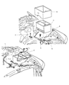 Diagram for 2007 Dodge Ram 2500 Battery Cable - 56051995AC