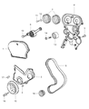 Diagram for 2005 Chrysler Sebring Timing Belt - 4648937AA