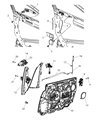 Diagram for Dodge Avenger Door Lock Actuator - 4589441AA