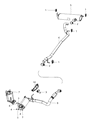 Diagram for 2011 Jeep Wrangler Exhaust Pipe - 5147037AB
