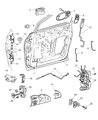 Diagram for 2007 Dodge Caravan Door Lock Actuator - 4717802AG