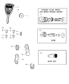 Diagram for 2006 Jeep Grand Cherokee Car Key - 5143446AA