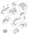 Diagram for 2001 Chrysler 300M Fuel Filler Housing - 4575532AF