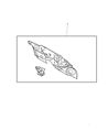 Diagram for 2002 Chrysler PT Cruiser Dash Panels - 5017558AC