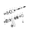 Diagram for 2014 Ram 2500 Needle Bearing - 68161391AA