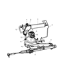 Diagram for Jeep Commander Steering Gear Box - 52090488AE