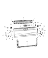 Diagram for Ram 1500 Tailgate Lock - 68309893AJ