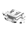 Diagram for 2020 Jeep Wrangler Side Marker Light - 68307245AF