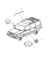 Diagram for 2007 Jeep Commander Air Bag - 55197376AA