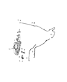 Diagram for Jeep Windshield Washer Nozzle - 55112668AA