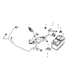 Diagram for 2020 Ram 1500 Battery Cable - 68430581AC