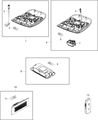 Diagram for Jeep Renegade Dome Light - 6RZ41MS7AA