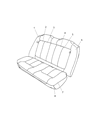 Diagram for 2004 Dodge Neon Seat Cushion - YF131DVAA