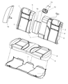 Diagram for 2006 Chrysler 300 Armrest - 1CE021D1AA