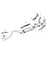 Diagram for 2008 Jeep Commander Tail Pipe - 52090456AF