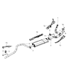 Diagram for 2010 Jeep Commander Exhaust Pipe - 52090456AF