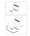 Diagram for Dodge Dart Windshield Washer Nozzle - 68280809AA