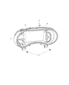 Diagram for Dodge Durango Instrument Cluster - 68248455AB