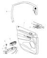 Diagram for Dodge Durango Door Moldings - 1JW71DX9AC