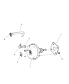 Diagram for Chrysler PT Cruiser Brake Booster Vacuum Hose - 4509900AB