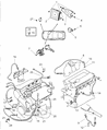 Diagram for 1999 Dodge Avenger Engine Control Module - 4606498AE