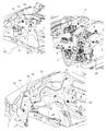 Diagram for Ram Dakota A/C Hose - 55056371AH