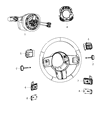 Diagram for Dodge Challenger Clock Spring - 5LB70DX9AB