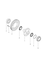 Diagram for Jeep Renegade Differential Bearing - 68120324AA