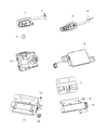 Diagram for 2016 Jeep Cherokee Ignition Switch - 68271987AA
